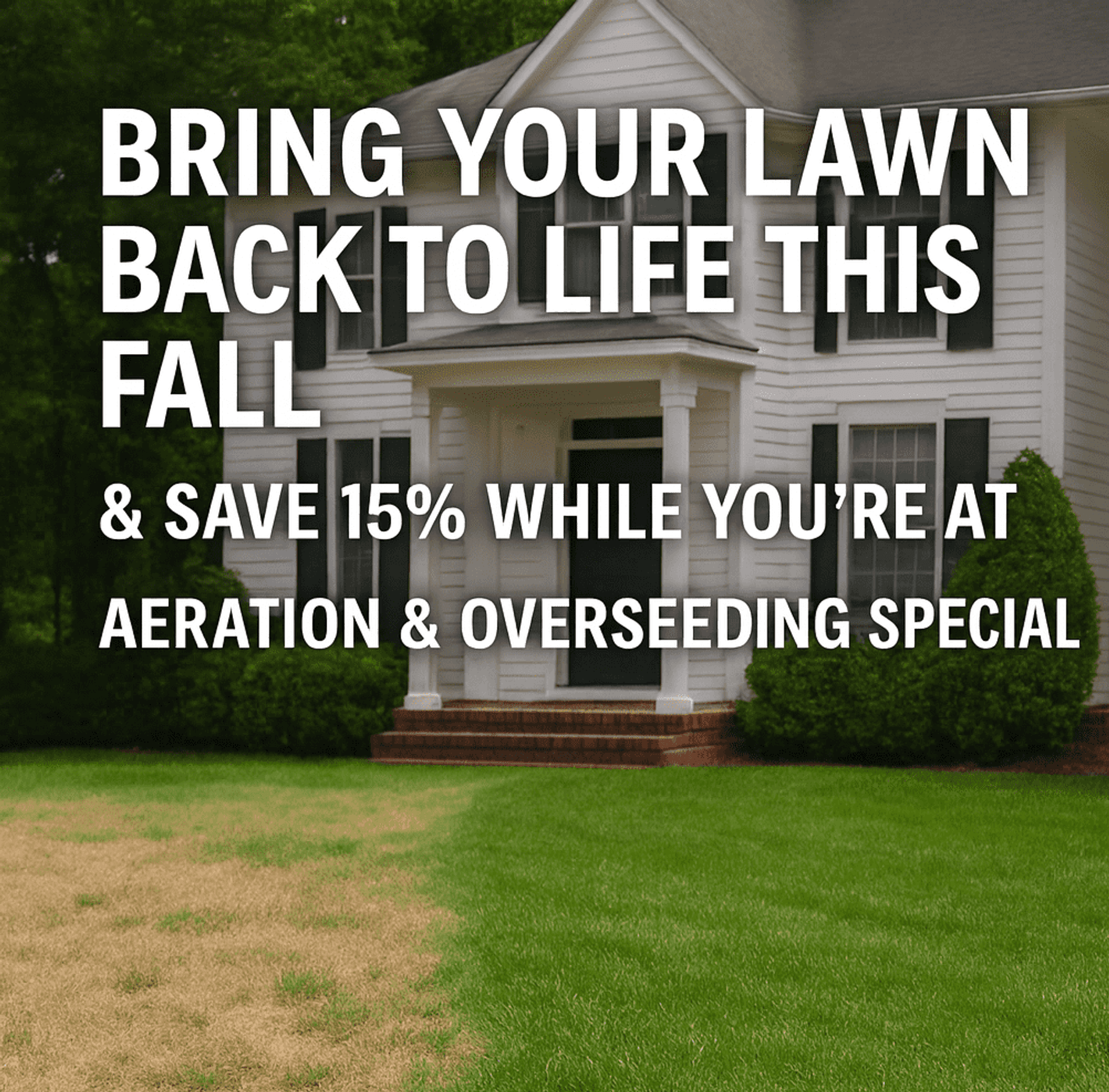 Bring Your Lawn Back to Life This Fall — Aeration & Overseeding Special in Connecticut