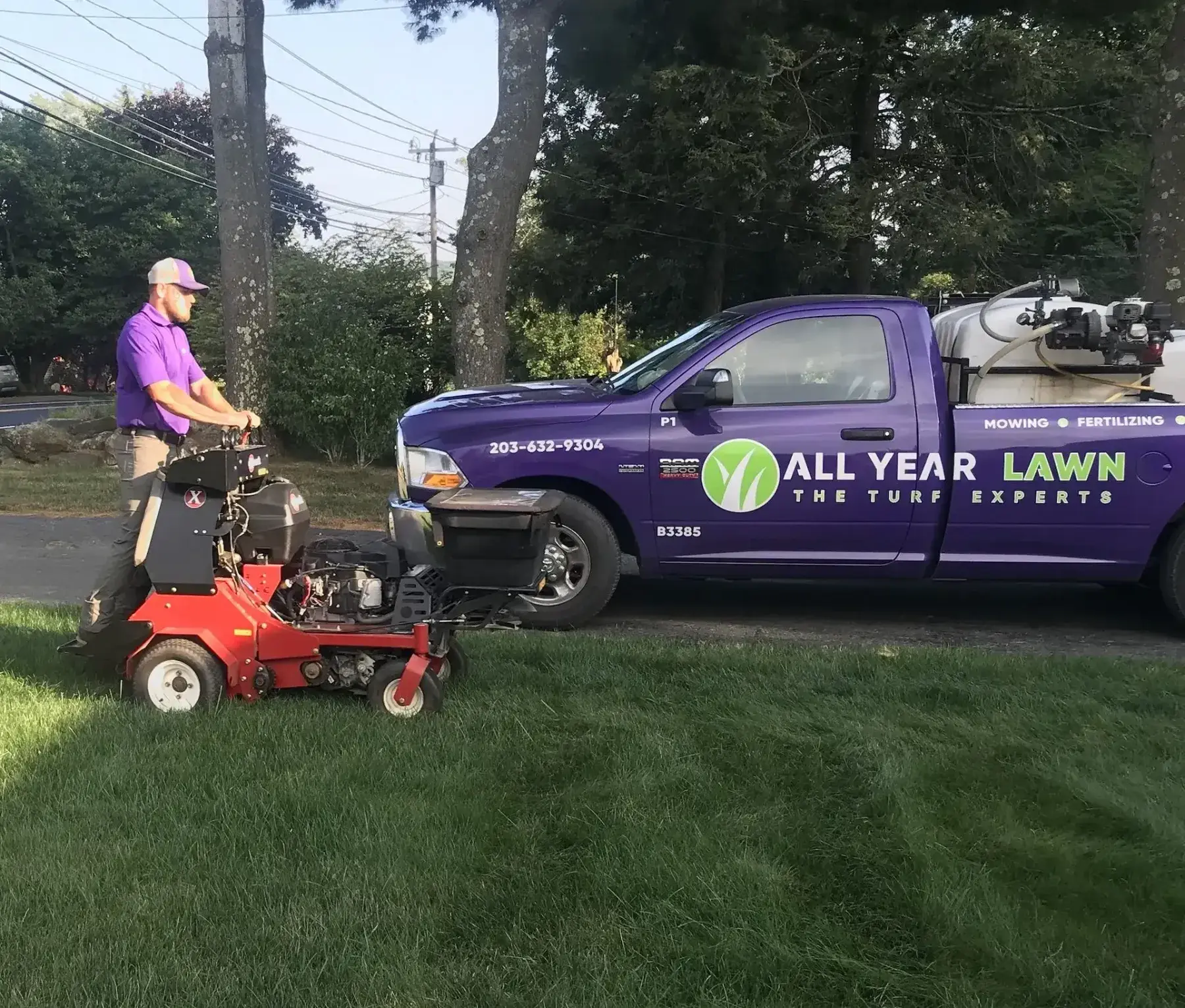 Lawn Aeration & Seeding Page Hero