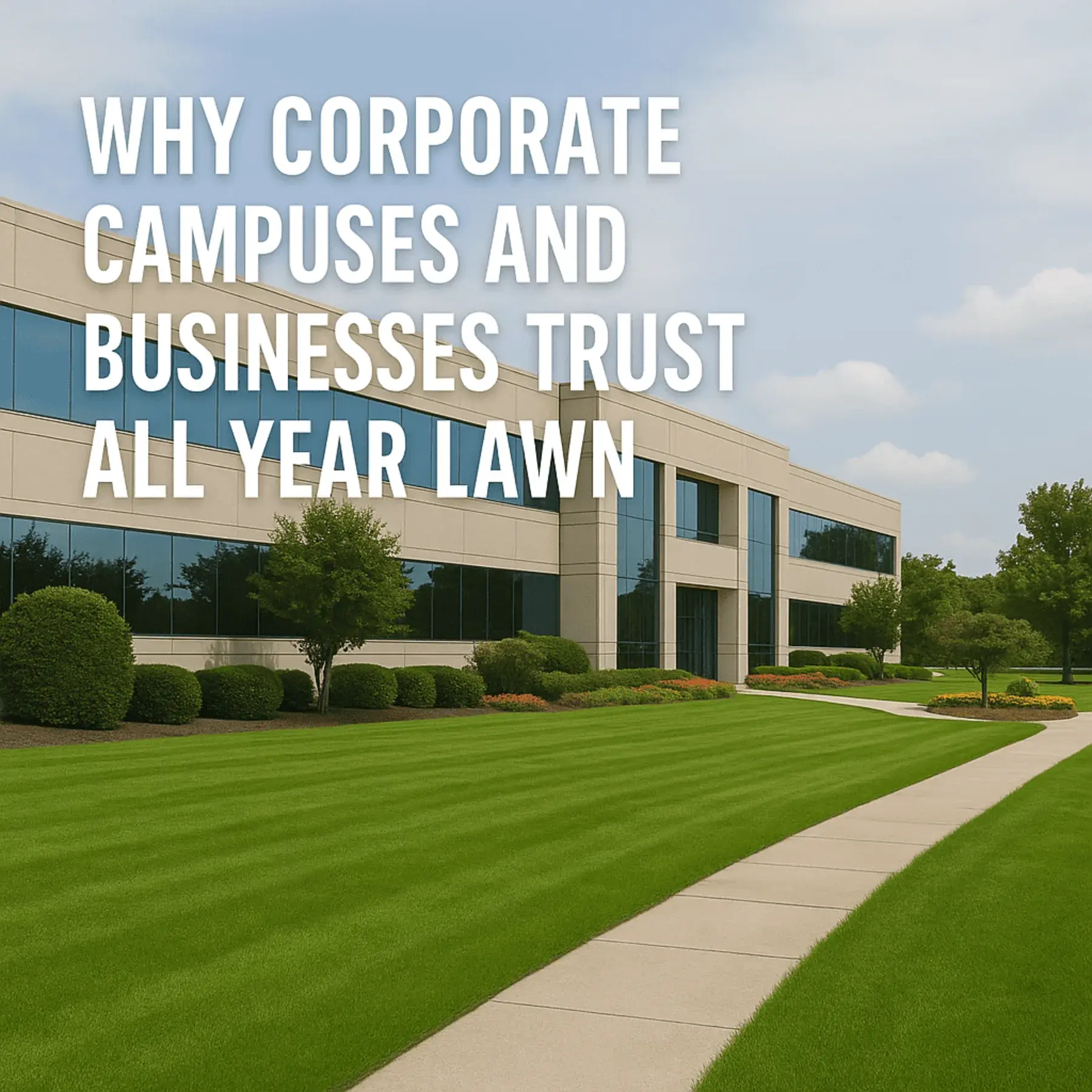Why Corporate Campuses and Businesses Trust All Year Lawn