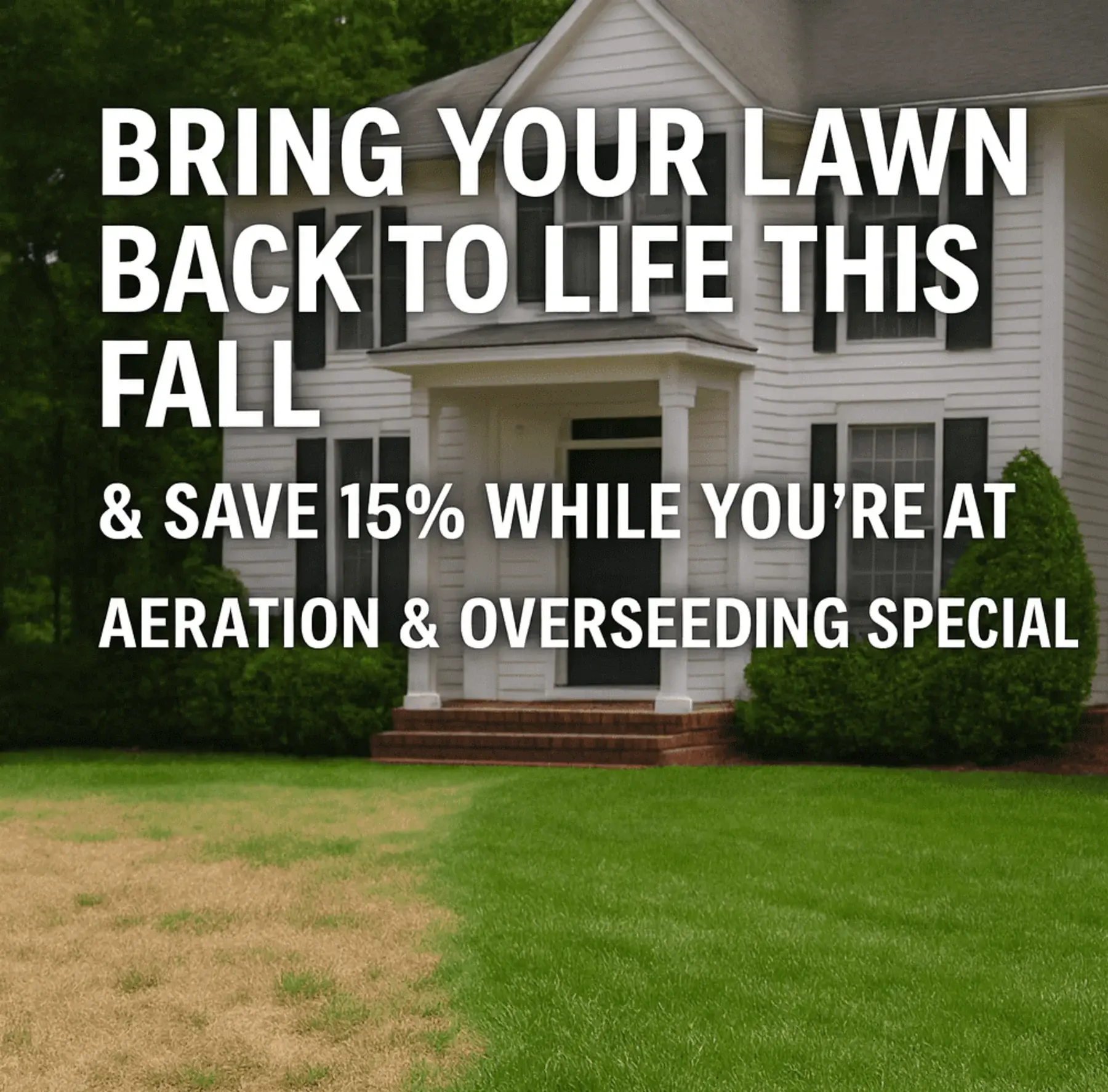Bring Your Lawn Back to Life This Fall — Aeration & Overseeding Special in Connecticut